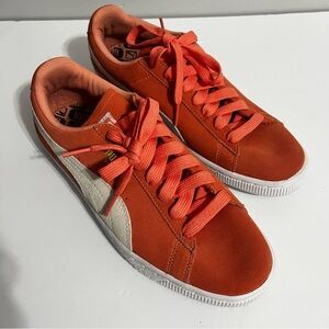 Puma Suede Coral Casual Lace up Sneakers
